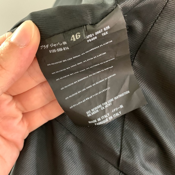 Prada 2000’s vintage grey structured blazer - Picture 6 of 11